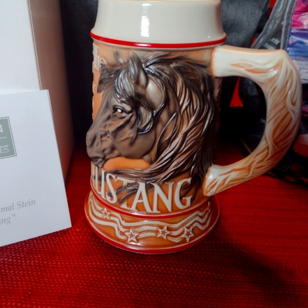 Brand New Avon Mustang Collectible Stein